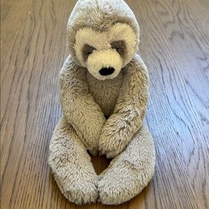 Retired Jellycat Bailey Sloth Stuffed Animal